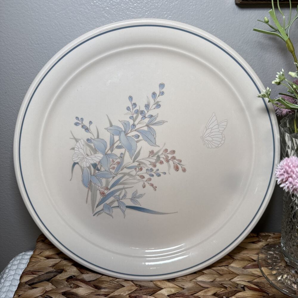Keltcraft Noritake Ireland Kilkee Butterfly Round Serving Platter Plate 12.5"